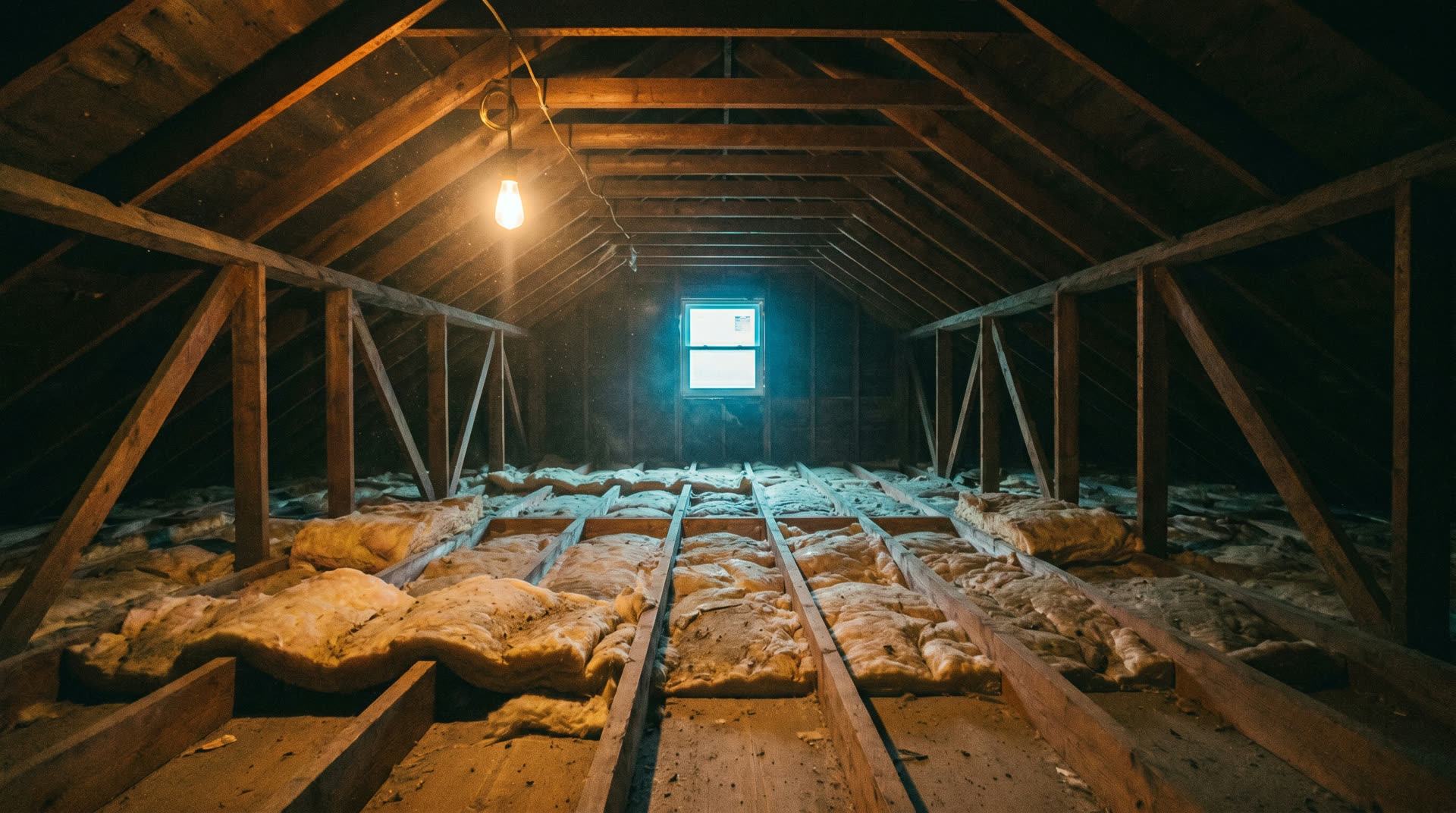 Loft space before boarding